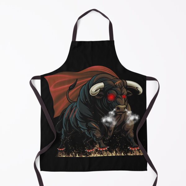 Item preview, A raging bull in flames for bullfighting enthusiasts designed and sold by Lovelalaland.