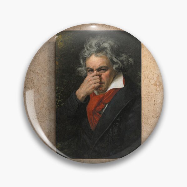 Item preview, Ludwig van Beethoven on the toilet designed and sold by Mad-by-The-O.