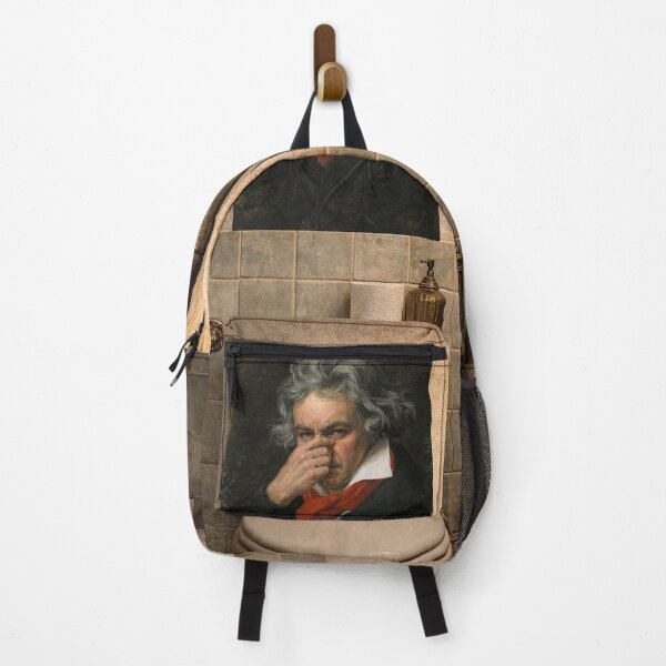 Item preview, Ludwig van Beethoven on the toilet designed and sold by Mad-by-The-O.