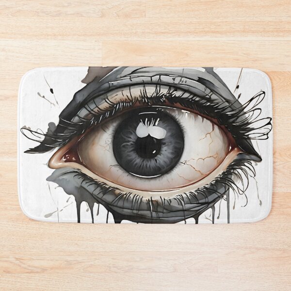 Item preview, a black runny eye designed and sold by aledfychan.