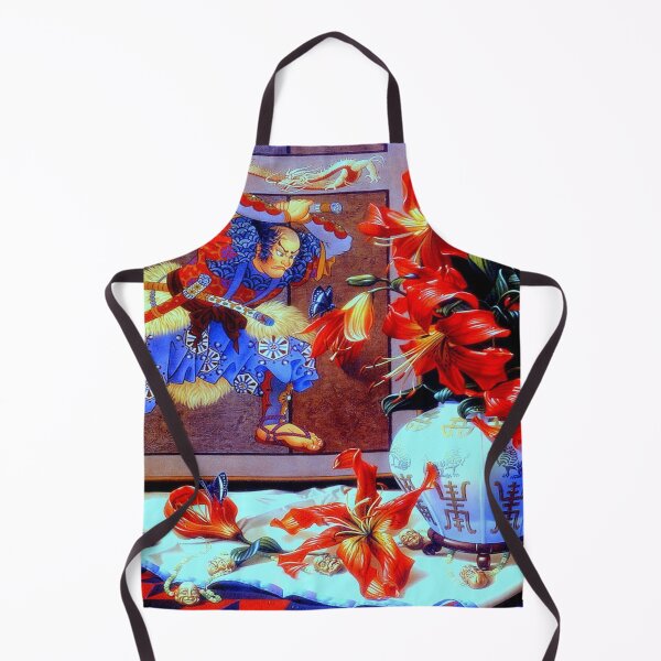Item preview, Samurai & Red Lillies designed and sold by NightRaida.