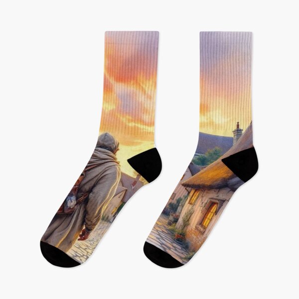 Item preview, Pilgrim arriving at the evening's stop (Saint James) designed and sold by jefboutique6150.
