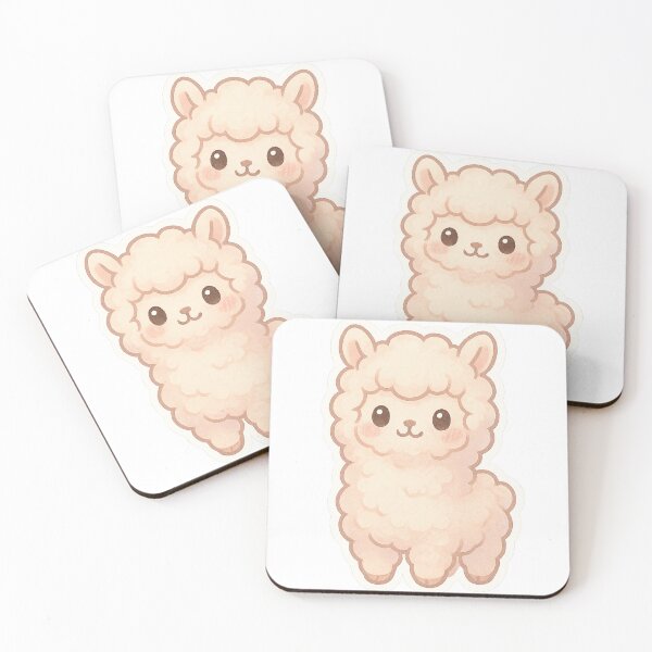 Item preview, Pastel Dreamy Alpaca Stickers designed and sold by StickMint.