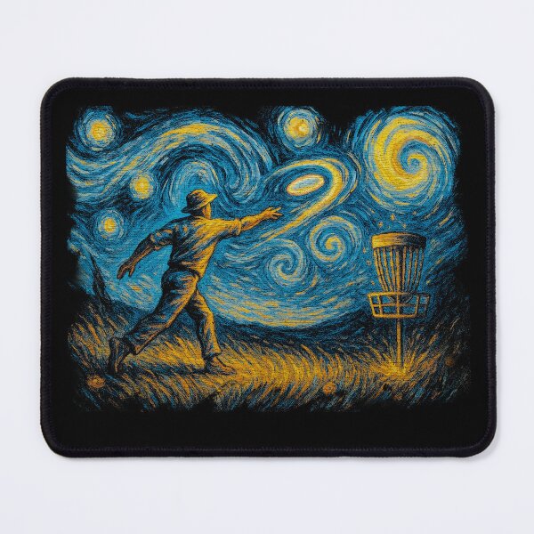 Item preview, Van Gogh Disc Golf T-Shirt, Funny Disc Golfer Art designed and sold by CARBONARA LLC..