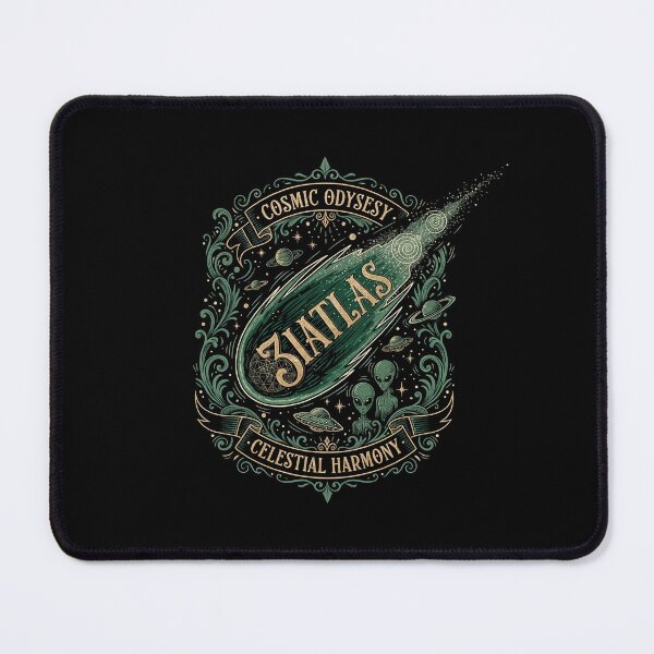 Item preview, 3iATLAS Cosmic Odyssey Alien and Comet Crest designed and sold by zzz888.