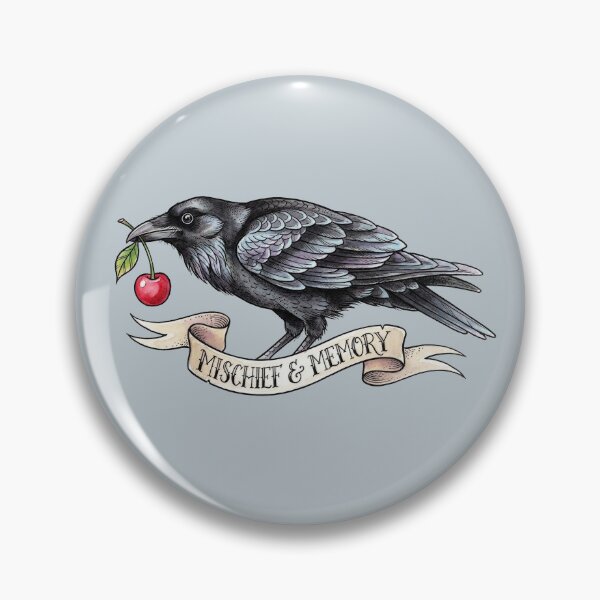 Item preview, Mischief and memory crow designed and sold by Aarron Laidig.
