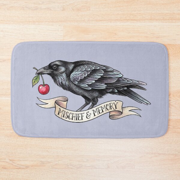 Item preview, Mischief and memory crow designed and sold by Aarron Laidig.