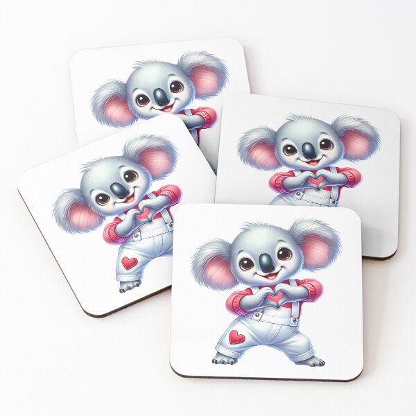 Item preview, Cute Lovely Valentine Koala - Koala-ty Love Heart designed and sold by FuzionRaptor.