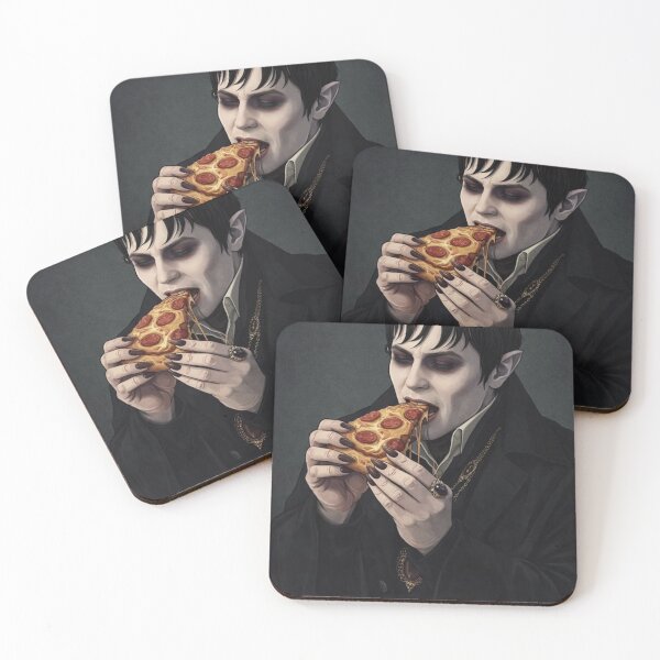 Item preview, Barnabas Collins eating pizza designed and sold by BARNANK.