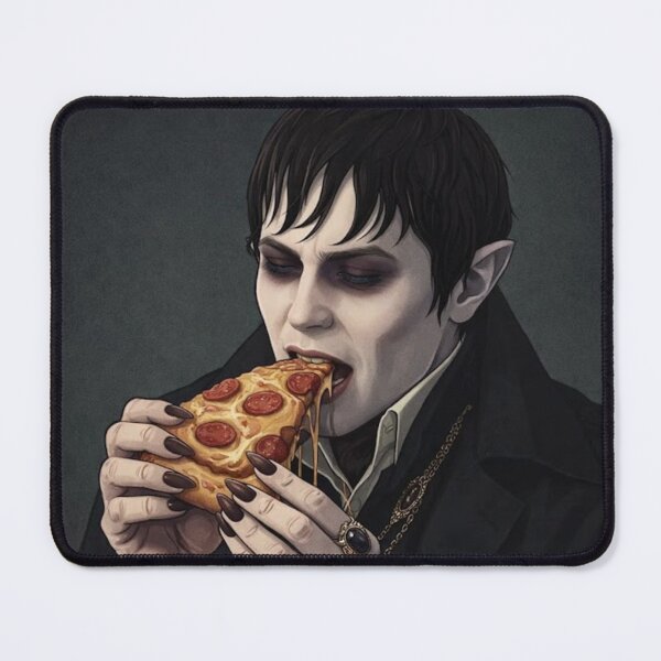 Item preview, Barnabas Collins eating pizza designed and sold by BARNANK.