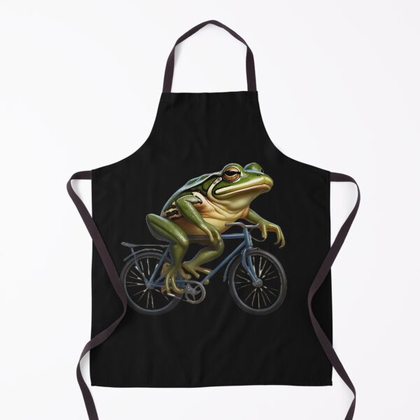 Item preview, a frog on a bike designed and sold by aledfychan.