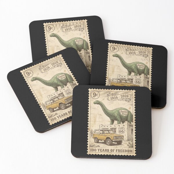 Item preview, Route 66 Centennial Dinosaur Statue: 100th Anniversary 1926-2026 Vintage 4x4 designed and sold by G350.