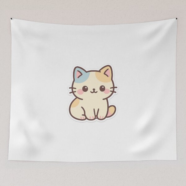 Item preview, Cozy Relaxed Cat Sticker designed and sold by StickMint.