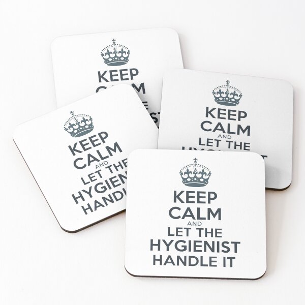 Item preview, Keep Calm and Let the Dental Hygienist Handle It | Classic Quote Design designed and sold by Skillform Studio.