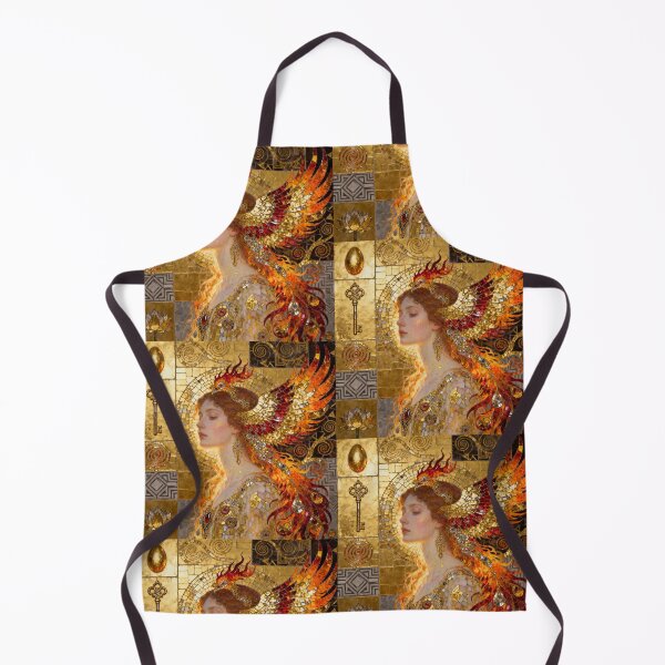 Item preview, Phoenix Woman Rebirth Beautiful Art Nouveau Gustav Klimt stylish art designed and sold by Vintage Designs +.