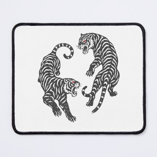 Item preview, The White Tiger - Tattoo Style Y2k Vintage designed and sold by CARBONARA LLC..