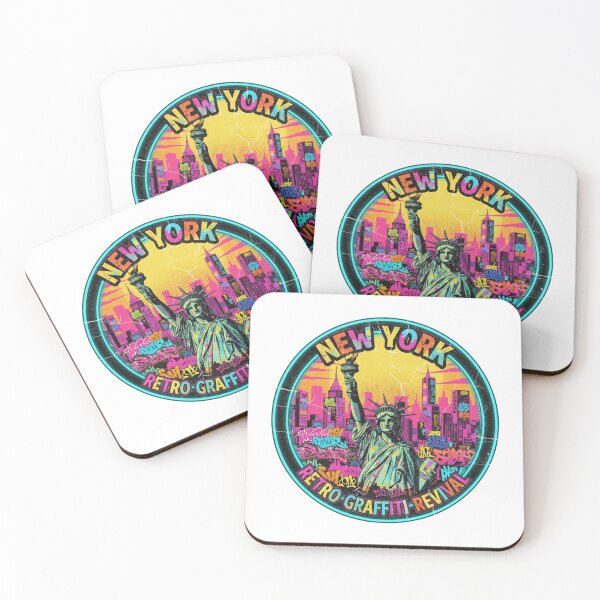Item preview, New York Retro Graffiti Revival – Liberty Edition designed and sold by Tily360.