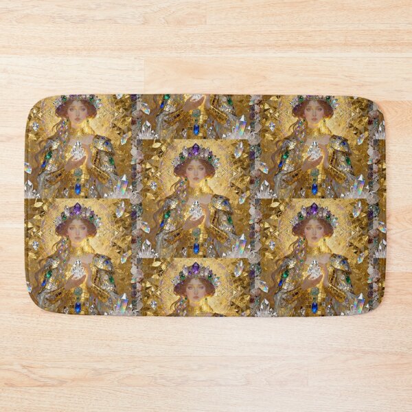 Item preview, Crystal Guardian Beautiful Art Nouveau Gustav Klimt stylish art designed and sold by Vintage Designs +.