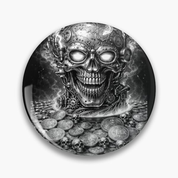 Item preview, CRYPTO SKULL ART designed and sold by KRYPTO-KHAT.
