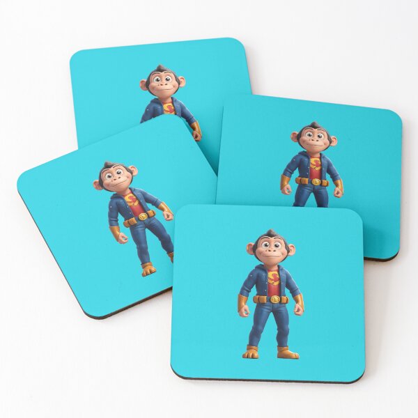 Item preview, adorable lil' super chimp designed and sold by aledfychan.