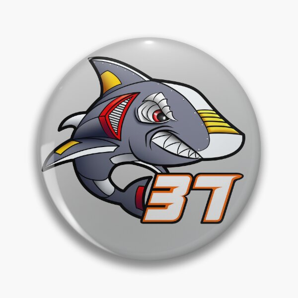 Artikelvorschau, Pedro Acosta #37 Shark KTM MotoGP Tiburon Grafik GP Shark entworfen und verkauft von Fan Art Station .