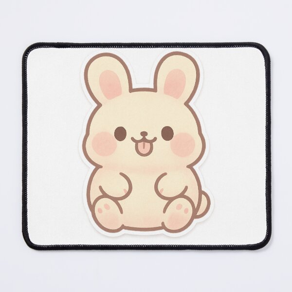 Item preview, Chibi Silly Bunny Sticker designed and sold by StickMint.
