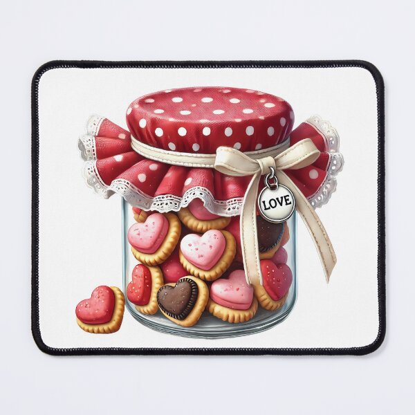 Item preview, Cute Lovely Valentine Cookies - Sweet Heart Baking Design designed and sold by FuzionRaptor.