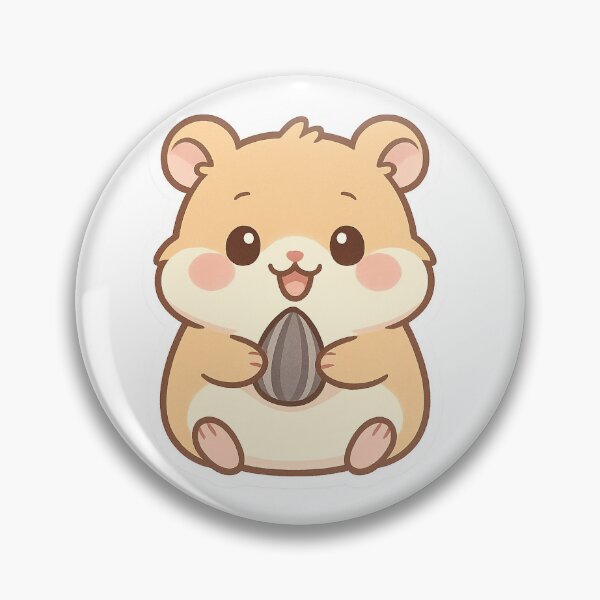 Artikelvorschau, Pastel Cheerful Hamster Sticker entworfen und verkauft von StickMint.