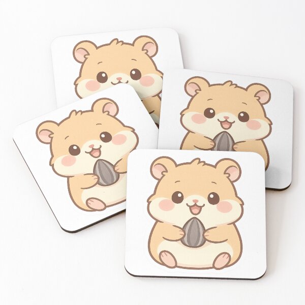 Item preview, Pastel Cheerful Hamster Stickers designed and sold by StickMint.
