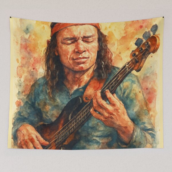 Item preview, Jaco Pastorius designed and sold by Sarcastic designs.