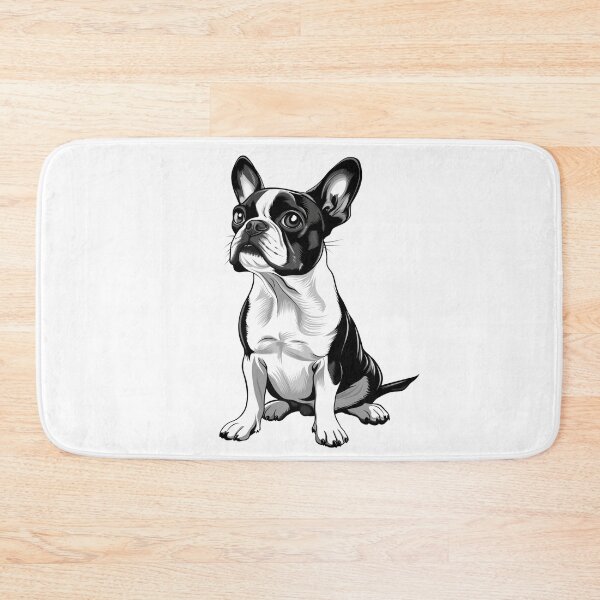 Item preview, Intelligent Boston Terrier with Perky Ears designed and sold by Artcurrents.