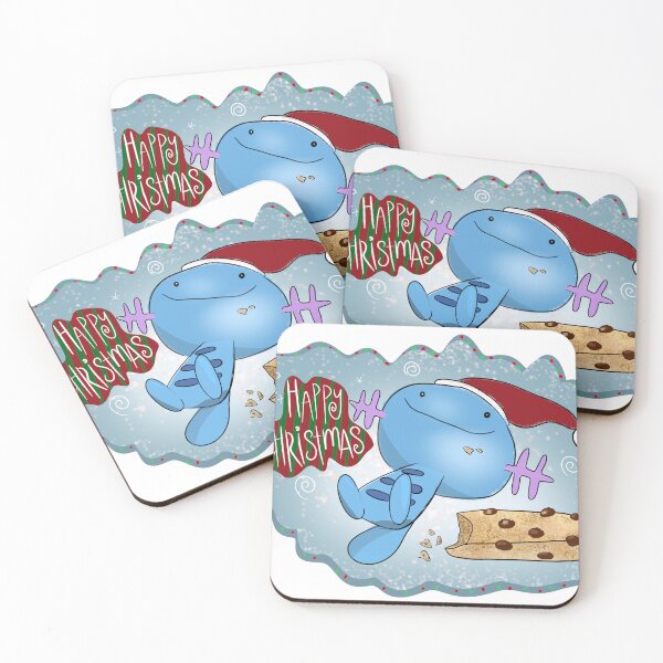Item preview, Christmas Wooper Eating Cookies designed and sold by Greatbluewhale3.