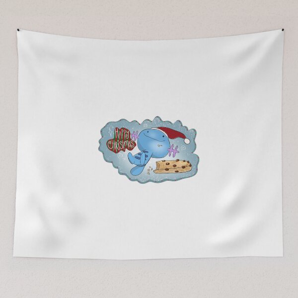 Item preview, Christmas Wooper Eating Cookies designed and sold by Greatbluewhale3.