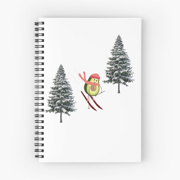 Item preview, Linda ilustración de esquí de aguacate de invierno designed and sold by RanoStore.