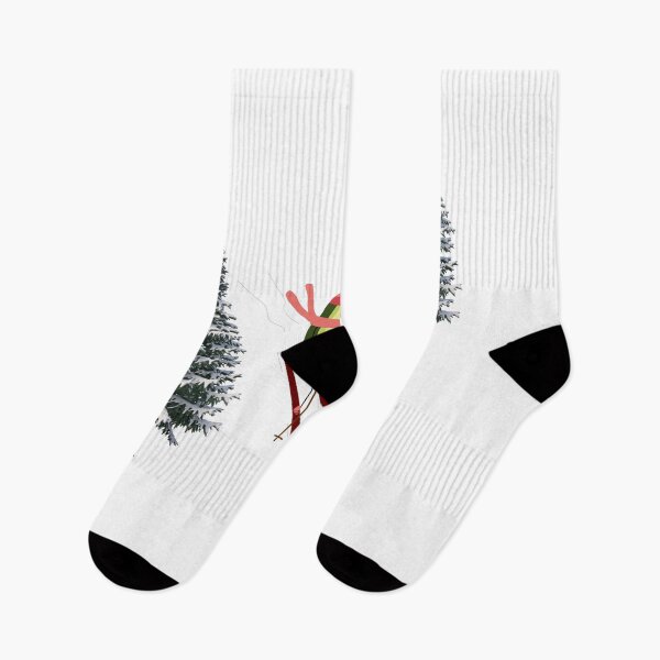 Item preview, Cute Winter Avocado Ski Illustration designed and sold by RanoStore.