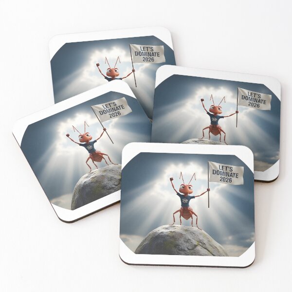 Item preview, Let’s Dominate 2026 – Victory Ant Motivation Shirt designed and sold by LoganDzign.