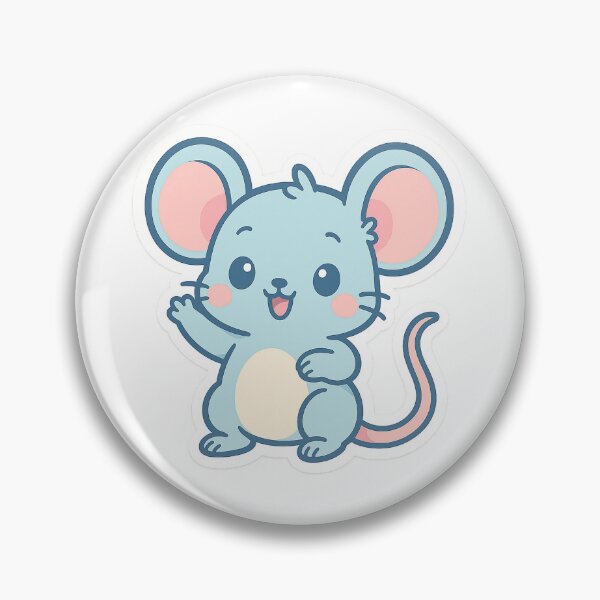 Item preview, Chibi Playful Mouse Stickers designed and sold by StickMint.