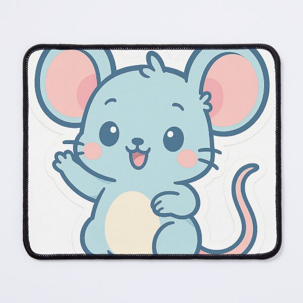 Item preview, Chibi Playful Mouse Stickers designed and sold by StickMint.