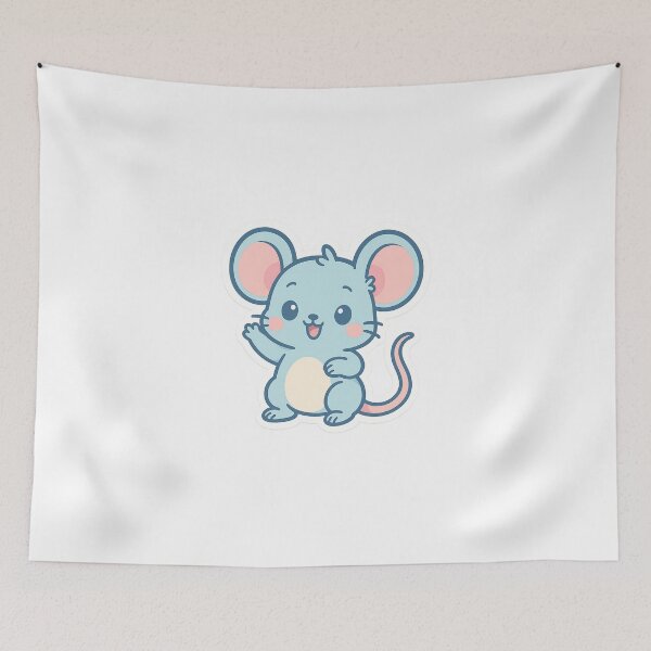 Item preview, Chibi Playful Mouse Stickers designed and sold by StickMint.