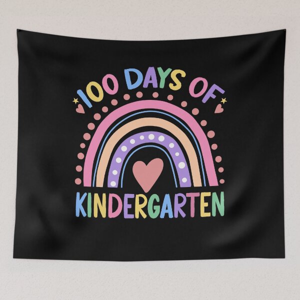 Item preview, 100th Day of Kindergarten Teacher Kids 100 Days Smarter designed and sold by SakuraPxl.