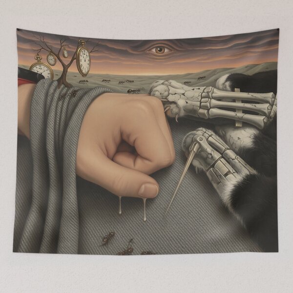 Item preview, The Persistence of Time – A Surreal Time Travel of the Mind designed and sold by StillnessInDecay.