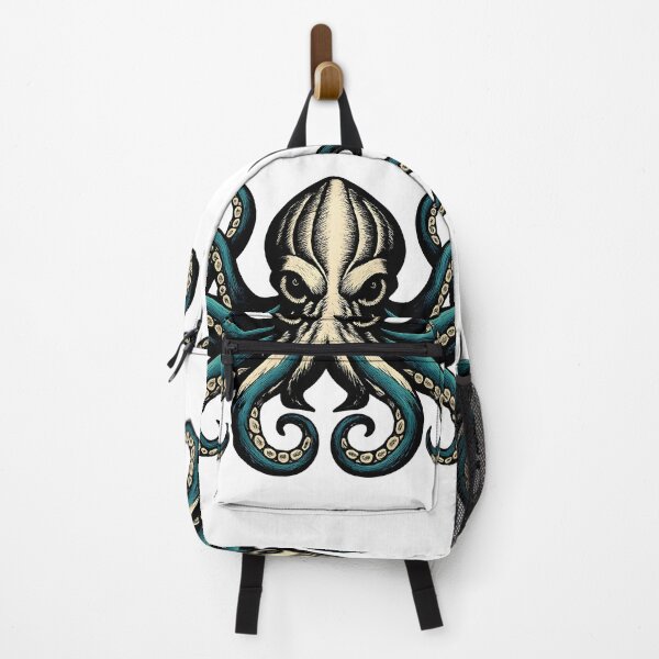 Item preview, Vintage Retro Kraken – Legendary Sea Monster Logo designed and sold by Dax Studio.