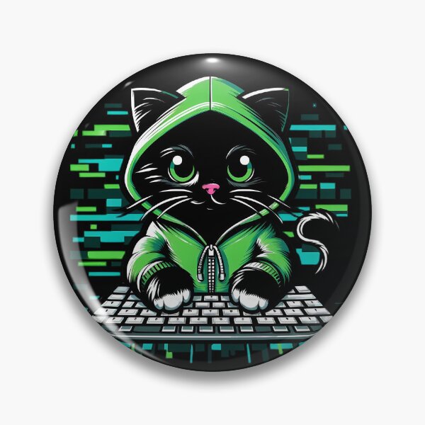 Artikelvorschau, Lustige Hackerkatze auf der Tastatur – Dein Passwort war zu schwach entworfen und verkauft von GREENZ0NE.
