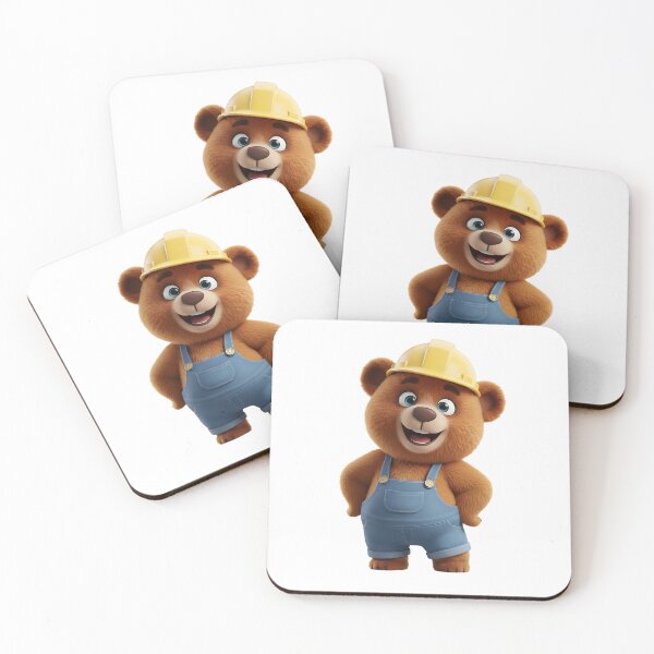 Item preview, Confident Construction Bear Standing With Hands On Hips designed and sold by vk09.