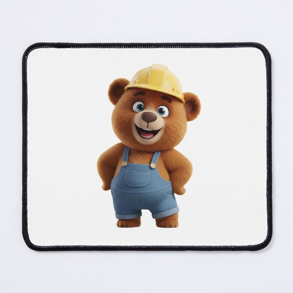 Item preview, Confident Construction Bear Standing With Hands On Hips designed and sold by vk09.