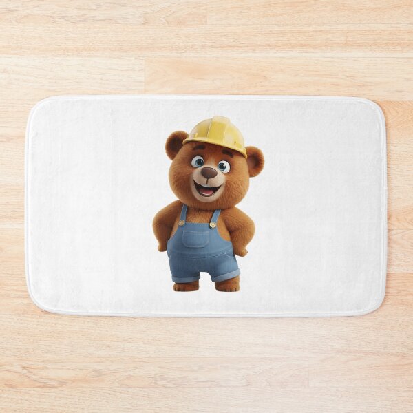 Item preview, Confident Construction Bear Standing With Hands On Hips designed and sold by vk09.