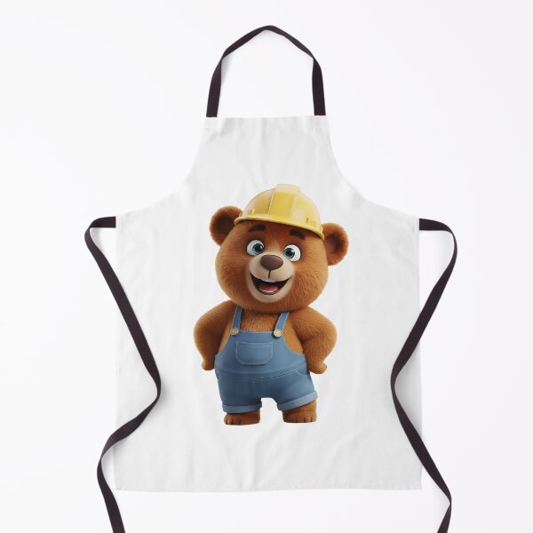 Item preview, Confident Construction Bear Standing With Hands On Hips designed and sold by vk09.