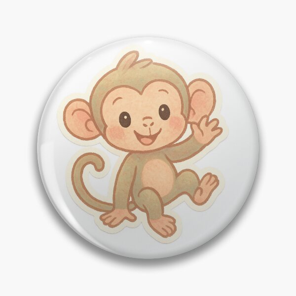 Item preview, Cozy Wholesome Monkey Sticker designed and sold by StickMint.