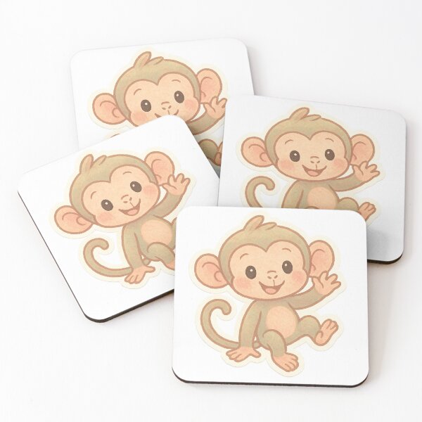 Item preview, Cozy Wholesome Monkey Sticker designed and sold by StickMint.