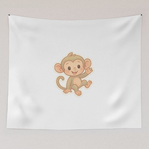 Item preview, Cozy Wholesome Monkey Sticker designed and sold by StickMint.